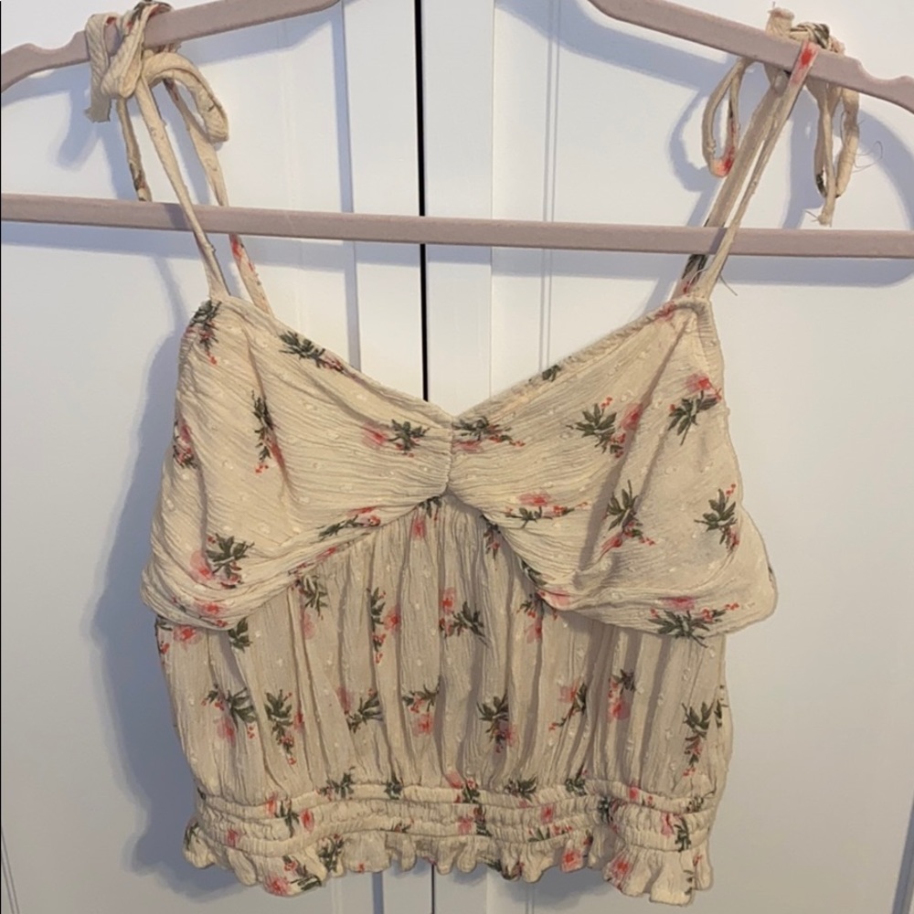 Floral crop top